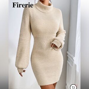 NWT Cream Sweater Dress